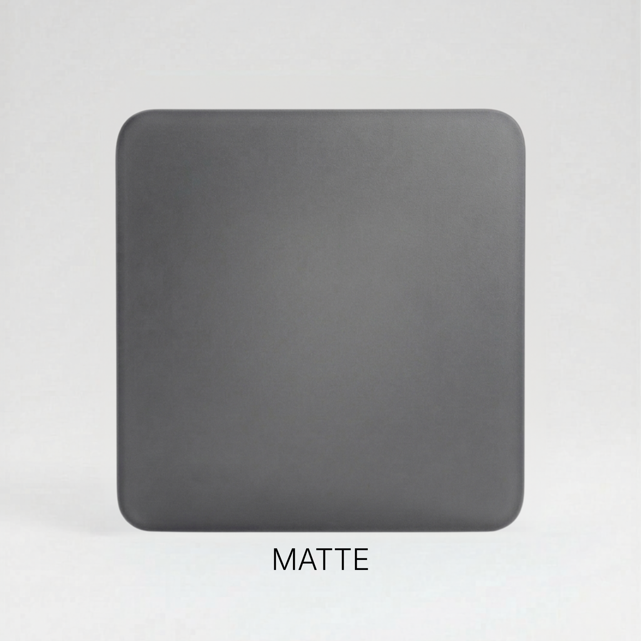 Dark Grey Frosted Matte Frosted cast acrylic sheet, 1/8 inch, for laser cutting and engraving.
