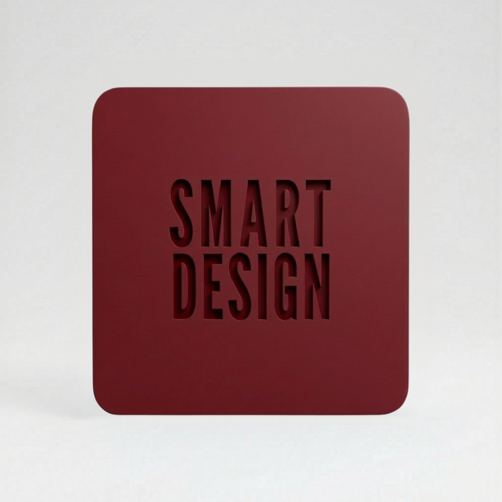 Merlot Matte cast acrylic sheet, 1/8 inch, for laser cutting and engraving.