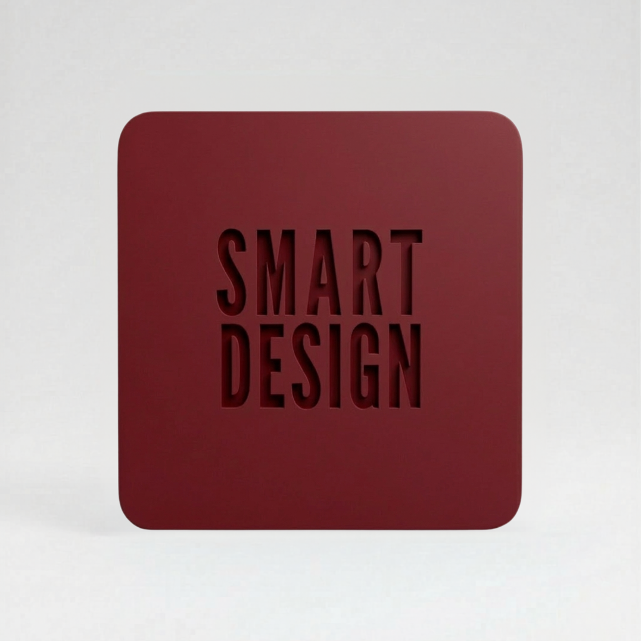 Merlot Matte cast acrylic sheet, 1/8 inch, for laser cutting and engraving.