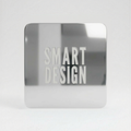 Mirror Silver cast acrylic sheet, 1/8 inch, for laser cutting and engraving.