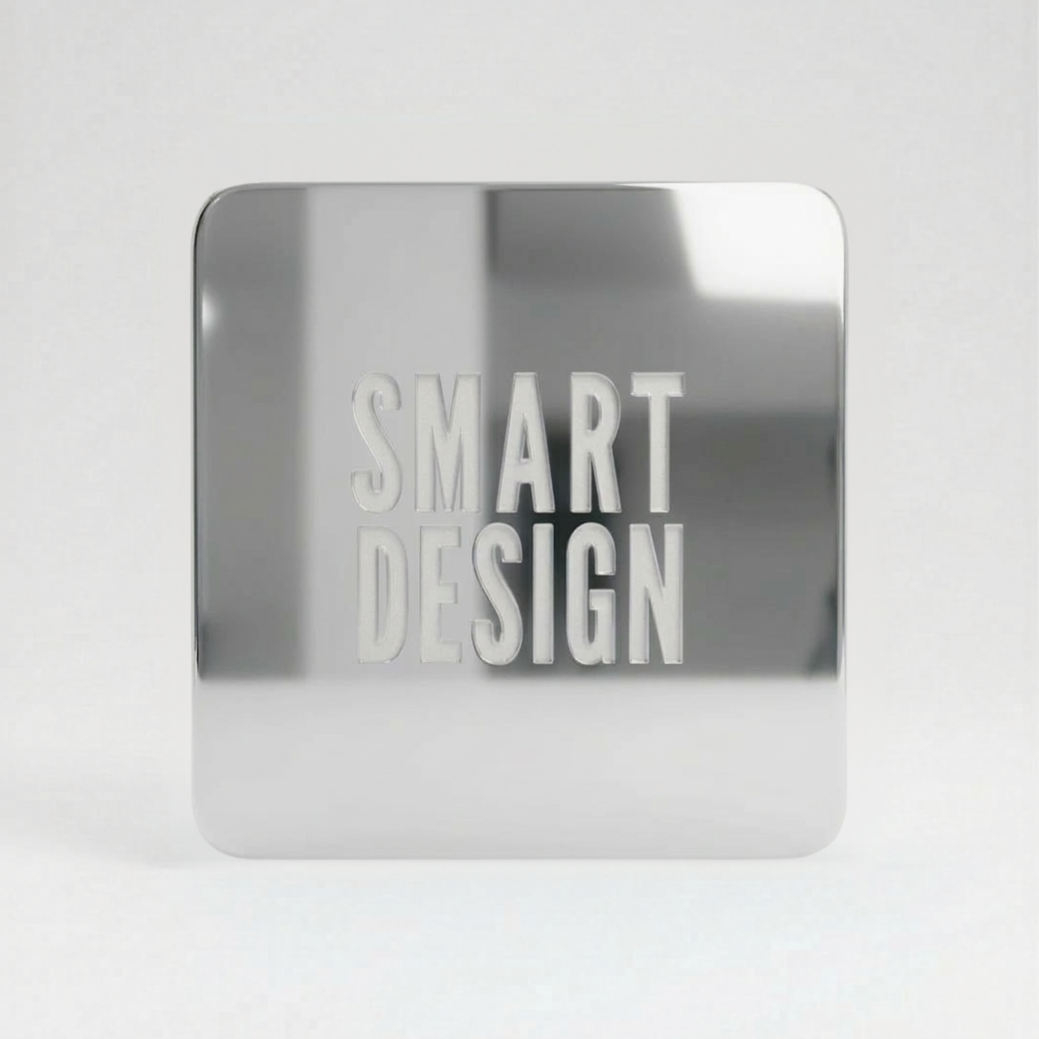 Mirror Silver cast acrylic sheet, 1/8 inch, for laser cutting and engraving.