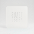 White Frosted Matte cast acrylic sheet, 1/8 inch, for laser cutting and engraving.