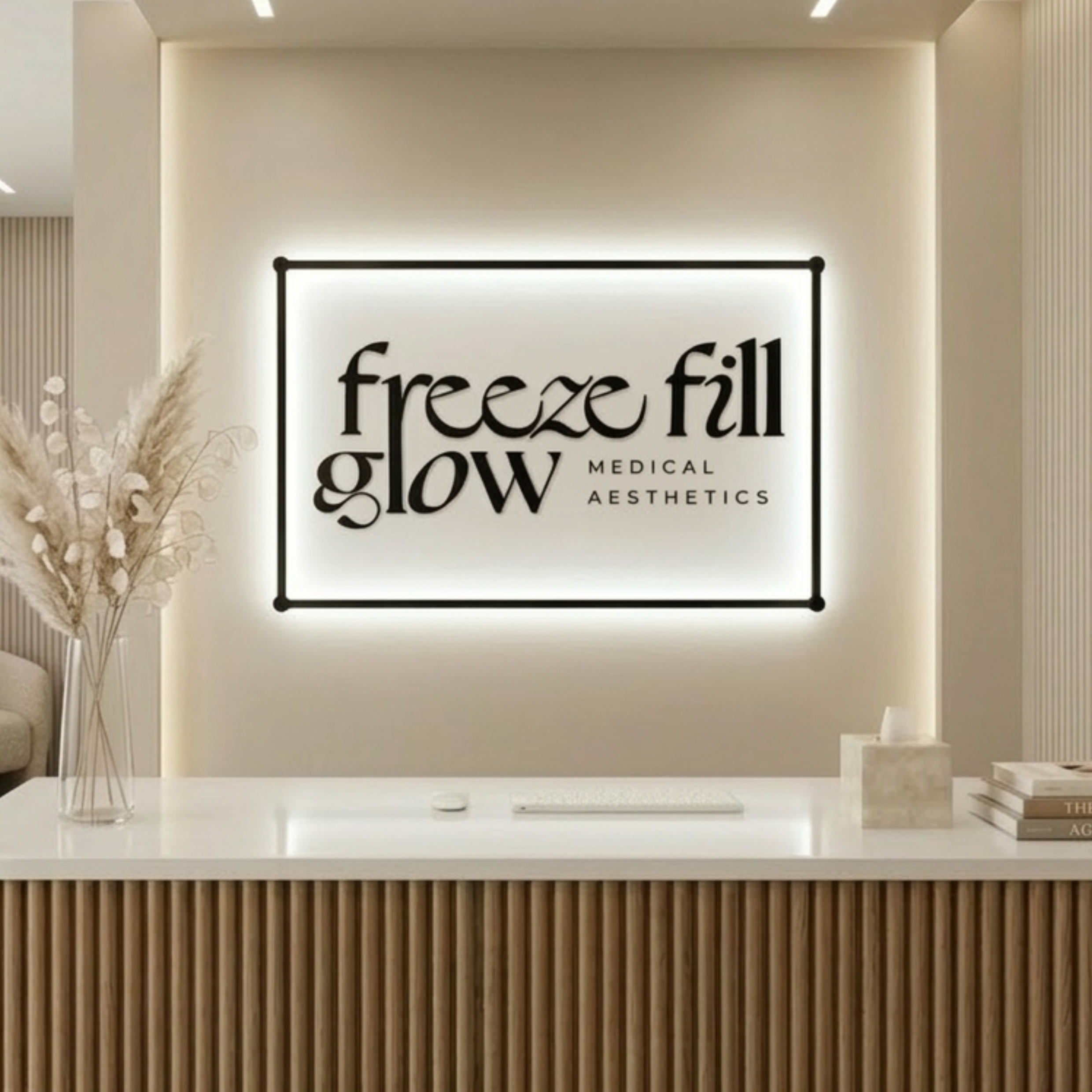 Clear Frosted and Black cast acrylic sign 1/8 inch, for laser cutting and engraving.