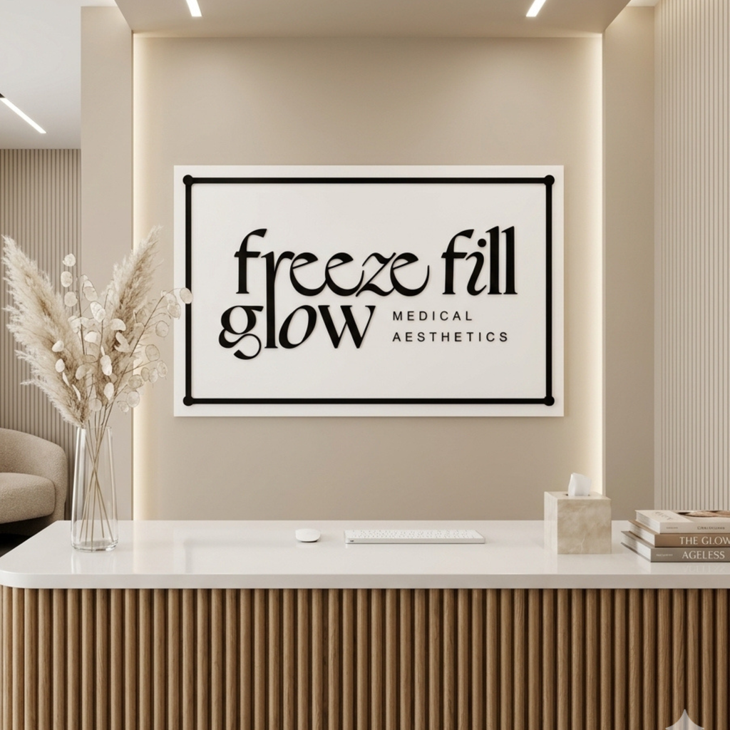 White Frosted and Black cast acrylic sign, 1/8 inch, for laser cutting and engraving.